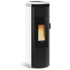 Image de Poêle à granulés de bois 8kw blanc Nordica Extraflame amikablanc