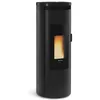 Image de poêle à granulés de bois Amika Nordica Extraflame - 8000 Watts - noir