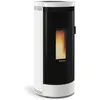 Image de Poêle à granulés de bois 9kw blanc Nordica Extraflame debbycxblanc