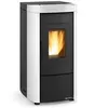 Image de Poêle à granulés de bois 7kw blanc/noir Nordica Extraflame moiraevoblanc