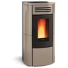 Image de Poêle à Granulés Extraflame 001282802 Terry Plus Taupe Brillant