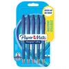 Image de Paper Mate Flexgrip Ultra - 5 Stylos bille rétractables - Bleu - Pointe 1.0mm - sous blister