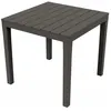 Image de Table en résine 80 x 80 x h72 cm couleur anthracite TBL028AN