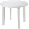Image de Table Blanche 'Ronde' en Polypropylène