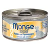 Image de 6 x 95 g Monge Natural poulet & fromage nourriture pour chien humide