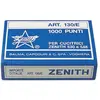 Image de Zenith, Attaches, Agrafes acier 130/E (6/4) 1000pcs/paquet - (1000 x 10 paquets)