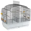 Image de Ferplast Ferplast Cage pour Canaris et Oiseaux Exotiques CANTO, Petite Cage de Reproduction avec Séparation et Accessoires