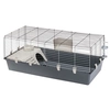 Image de Cage Ferplast Rabbit 120 pour lapin et cochon d'Inde - L118 x l58,5 x H51,5 cm - Bac gris clair