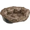 Image de Panier pour chat - FERPLAST - Sofa Celeste Medium - Noir - Coussin séparable - Anti-dérapant noir