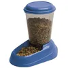 Image de FERPLAST Distributeur croquettes Zenith 3L en plastique - 29,2x20,2x28,8 - Bleu - Chien et chat