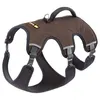 Image de Ferplast Ferplast Harnais ergonomique pour chiens de taille moyenne-petite ERGOTREKKING P SMALL, fermeture par micro-regulation, rembourrage souple, réflechissant, idéal pour les excursions, Marron Marron