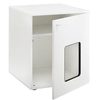 Image de Maisonnette en bois pour chat - Blanc