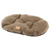 Image de Coussin pour chiens et chats STUART 55/4, double-face, tweed, velours doux, lavable, Marron