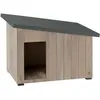 Image de FERPLAST - ARGO 50 Niche pour chien en bois de pin nordique L 48,5 x L 30,5 x H 38,5 cm