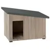 Image de Argo 60 niche pour chien en bois de pin nordique l 57,5 x l 39 x h 46 cm