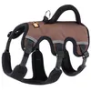 Image de Ferplast Ferplast Harnais ergonomique pour chiens de taille petite ERGOTREKKING EXTRA SMALL, fermeture par micro-regulation, rembourrage souple, réflechissant, idéal pour les excursions, Marron Marron