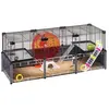 Image de Ferplast Multipla Hamster Large gris, 107.5x37.5x h 42cm (1 pc), Cage + enclos