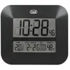 Image de Trevi, Réveil, OM 3520 D Horloge numérique avec grand écran LCD, thermomètre, calendrier multilingue, noir