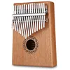 Image de Percussions Kalimba 17 Clés en Bois Piano à Pouces Instruments du monde