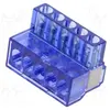 Image de BM Group Connecteur : bornier 450 V pour câble, bornes à vis, bleu, Câble + prise électronique, Bleu