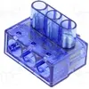 Image de Blue Monkey Connecteur : bornier 750 V pour câble, bornes à vis, bleu, Câble + prise électronique, Bleu