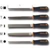 Image de BETA, Râpe + lime, 017190056 1719BMA8/P Halbsüssfeile, flach mit Griff 200 mm