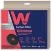 Image de WPRO Filtre à charbon actif FAC519, 481281718534, Type E233, CHFE233/2, Cuisinière + four : accessoires