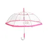 Image de Perletti parapluie enfant rose/transparent 74 cm