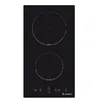 Image de Candy CDH30 - Vitrocéramique - 2 plaques de cuisson - Niche - largeur : 26.8 cm - profondeur : 50 cm - noir