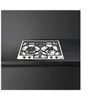 Image de Smeg Classica PGF64-4 - Table de cuisson au gaz - 4 plaques de cuisson - Niche - largeur : 59.2 cm - profondeur : 48.8 cm - acier inoxydable