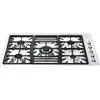 Image de Smeg PGF95-4 - Table de cuisson au gaz - 5 plaques de cuisson - Niche - largeur : 84.7 cm - profondeur : 48.2 cm - acier inoxydable