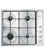 Image de Smeg Selezione S64S - Table de cuisson au gaz - 4 plaques de cuisson - Niche - largeur : 55.5 cm - profondeur : 47.8 cm - acier inoxydable