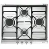 Image de Smeg S60GHS - Table de cuisson au gaz - 4 plaques de cuisson - Niche - largeur : 55 cm - profondeur : 47.8 cm - acier inoxydable