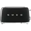 Image de Smeg 50's Style Long, Grille-pain, Noir