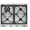 Image de Smeg Victoria SR964XGH - Table de cuisson au gaz - 4 plaques de cuisson - Niche - largeur : 55.5 cm - profondeur : 47.8 cm - acier inoxydable