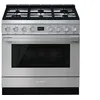 Image de Smeg Elite Portofino CPF9GPX - Cuisinière - pose libre - largeur : 89.8 cm - profondeur : 60 cm - hauteur : 89 cm - avec système auto-nettoyant - classe A+ - acier inoxydable