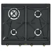Image de Smeg Coloniale SRV864AOGH - Table de cuisson au gaz - 4 plaques de cuisson - Niche - largeur : 55.5 cm - profondeur : 47.8 cm - anthracite