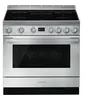 Image de Smeg Portofino CPF9IPX - Cuisinière - pose libre - largeur : 90 cm - profondeur : 60 cm - hauteur : 90 cm - avec système auto-nettoyant - classe A+ - acier inoxydable