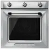 Image de Smeg Victoria SF6905X1 - Four - encastrable - niche - largeur : 55.4 cm - profondeur : 56 cm - hauteur : 58.3 cm - avec système auto-nettoyant - classe A - acier inoxydable