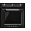 Image de Smeg Victoria SF6905N1 - Four - encastrable - niche - largeur : 55.4 cm - profondeur : 56 cm - hauteur : 58.3 cm - avec système auto-nettoyant - classe A - noir