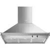 Image de Smeg KD90HXE - Hotte - hotte décorative - largeur : 90 cm - profondeur : 54 cm - extraction et recirculation (avec kit de recirculation supplémentaire) - acier inoxydable