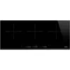 Image de Smeg Universale SIH7933B - Table de cuisson à induction - 3 plaques de cuisson - Niche - largeur : 88 cm - profondeur : 38 cm - avec avant biseauté - noir
