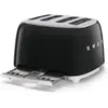Image de Smeg 50's Style 4 tranches, Grille-pain, Noir