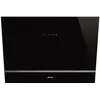 Image de Hotte décorative murale Smeg KV28N verre noir 80 cm classe A