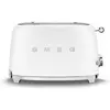 Image de Smeg TSF01WHMEU Grille-pain 2 tranche(s), Grille-pain, Blanc