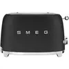 Image de Smeg 50's Style Compact, Grille-pain, Noir