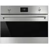 Image de Four micro-ondes combiné encastrable SMEG SO4301M1X