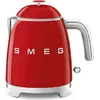 Image de Smeg Style rétro des années 50 Mini, Bouilloire électrique, Rouge
