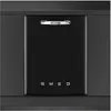 Image de Smeg 50's Style STFABBL3 - Lave-vaisselle - encastrable - Niche - largeur : 60 cm - profondeur : 57.5 cm - hauteur : 82 cm - noir