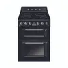 Image de Cuisiniere Victoria, 60 cm, double cavite, plan induction, four MF, noir